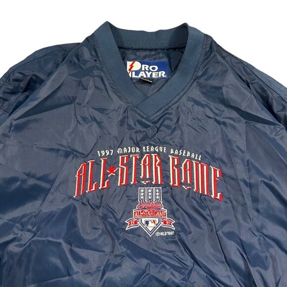 Vintage 1997 MLB All Star Game Windbreaker Crewneck Sweatshirt - Picture 2 of 4